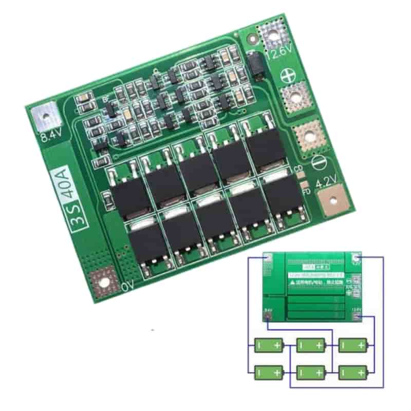 3S 15A BMS Li-ion Lithium Battery Charger Protection Board