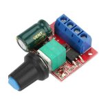 Mini 5A PWM Max 90W DC Motor Speed Controller Module 3V-35V