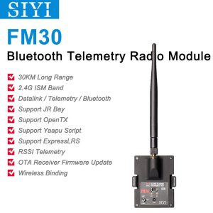 SIYI FM30 2.4G 30KM Radio Module Transmitter Datalink Telemetry Bluetooth Mini Receiver OpenTX ExpressLRS with FR/FRMini RX