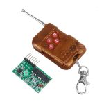 4 Channel Wireless Four Button RF Remote Control Transceiver Module