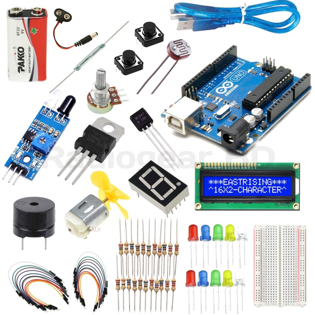 Best Arduino Starter Kit (62 Item) - Radiogear BD