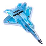 F22 RC Plane DIY Foam Kit 720mm Wingspan Fixed Wing Frame KIT Camouflage Blue RC Plane