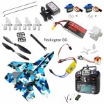 SU-27 RC Plane DIY Kit With Flysky FS-i6 Transmitter