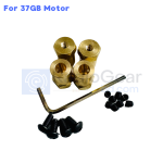 6mm Hex Coupler coupling 4pcs Set for 37GB Motor