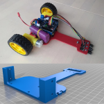 Line Follower Robot Chassis 3D Printed