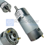 500RPM 555 Best Quality Gear Motor 37GB 12V-24V With Metal Gear Box