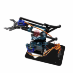 4DOF DIY Acrylic Mechanical Robotic Arm Kit – Servo Controlled Robotic Arm for Arduino & STEM Projects