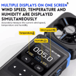 FNIRSI FAM-02 Handheld Anemometer – Portable Wind Speed & Temperature Meter - Image 6