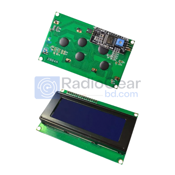 20×4 LCD Display with Pre-Soldered I²C Module