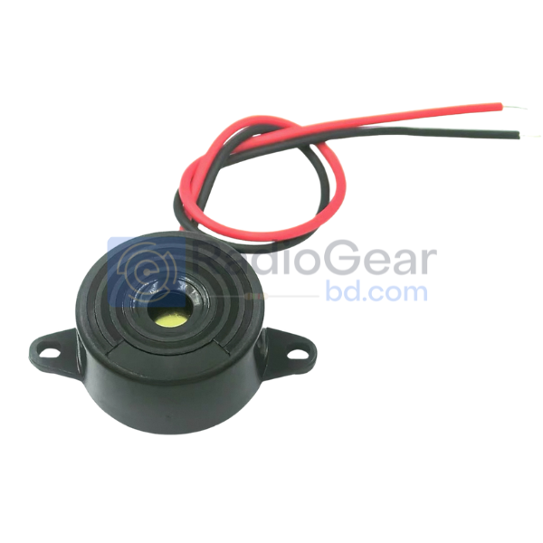 5–12V Loud Buzzer (Big Size) with Wire – High Volume Alarm Sound Module